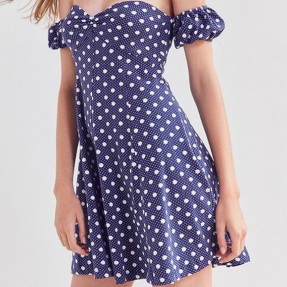 kimchi blue polka dot dress